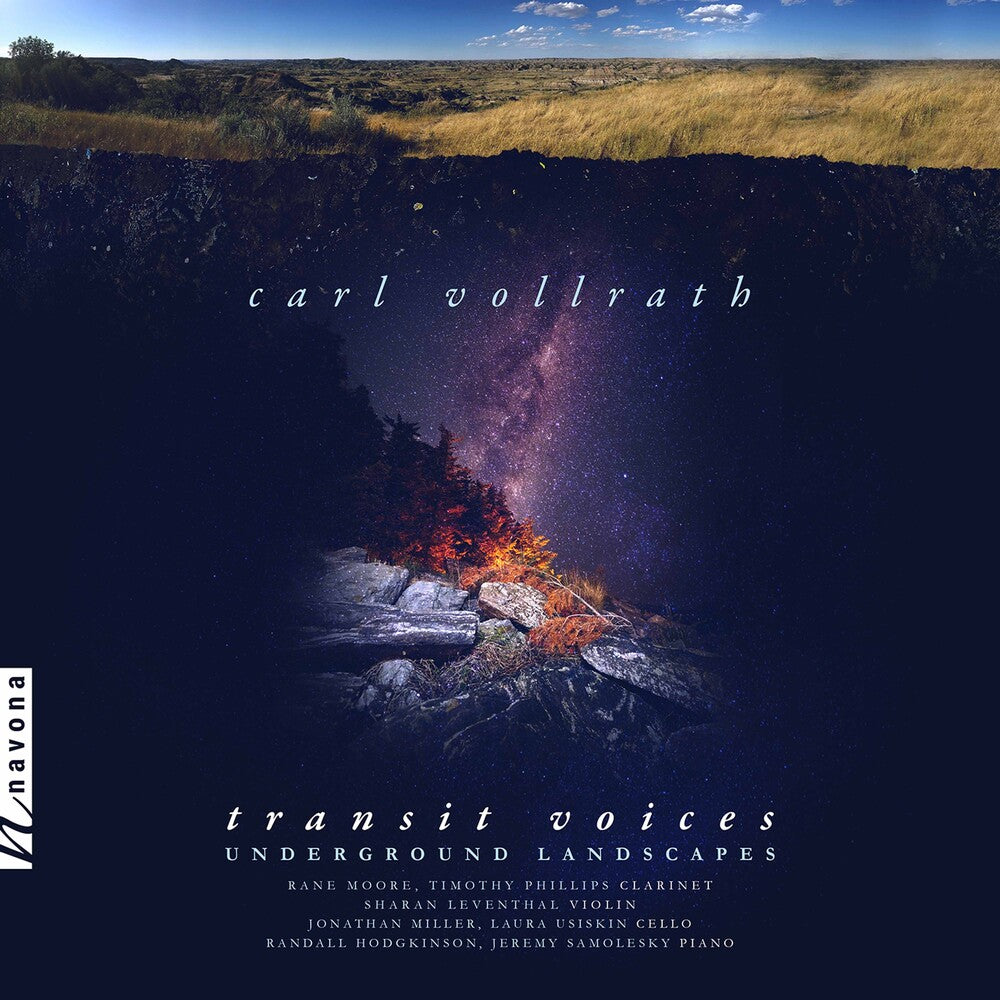 the album cover for Vollrath / Moore / Leventhal - Transit Voices