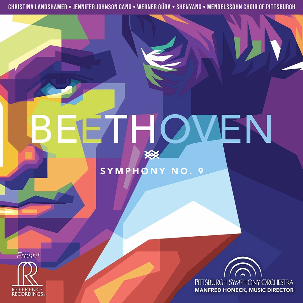 the album cover for Beethoven / Pittsburgh Symphony Orchestra / Honeck - Beethoven: Symphony No. 9