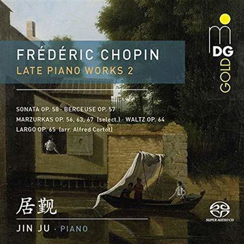 the album cover for Chopin / Ju - Late Piano Works 2