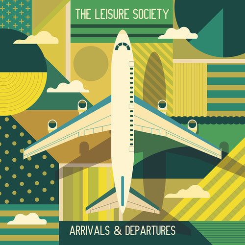 the album cover for Leisure Society - Arrivals & Departures