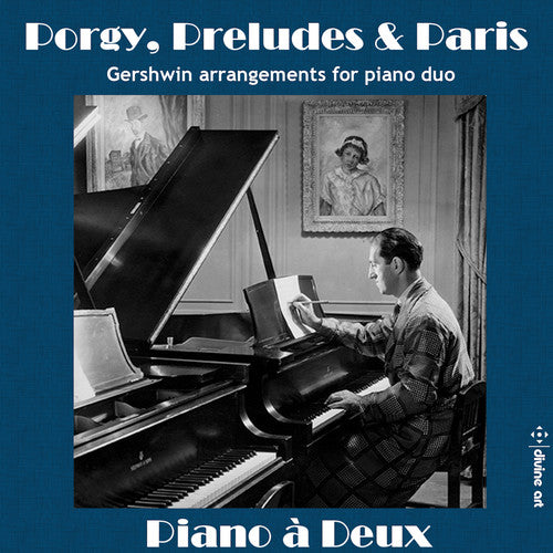 the album cover for Gershwin / Stoodley - Piano a Deux