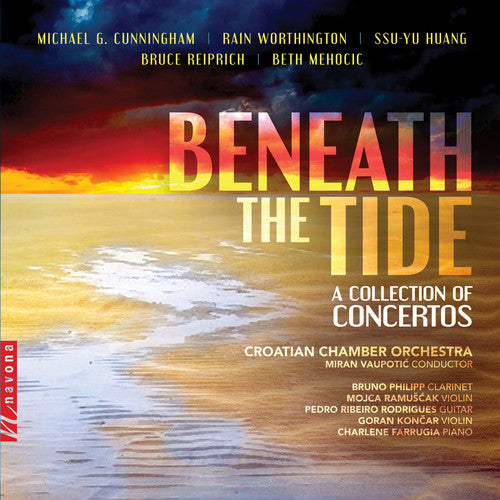 the album cover for Cunningham / Croatian Chamber Orchestra - Beneath the Tide