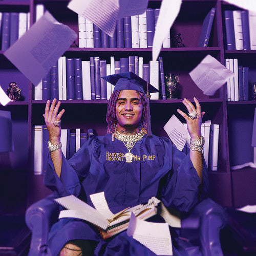 the album cover for Lil Pump - Harverd Dropout
