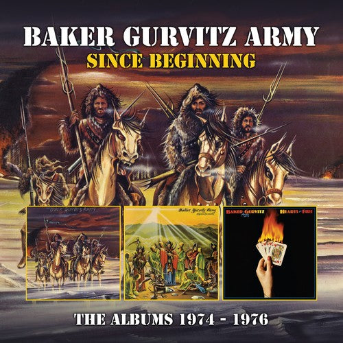 the album cover for The Baker Gurvitz Army - Since Beginning: Albums 1974-1976