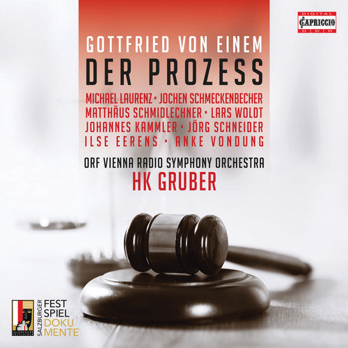 the album cover for Einem / Laurenz - Der Prozess