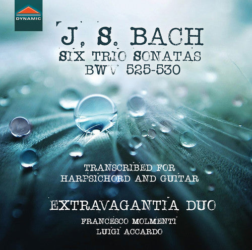 the album cover for J Bach S / Molmenti / Accardo - Six Trio Sonatas BWV 525-530