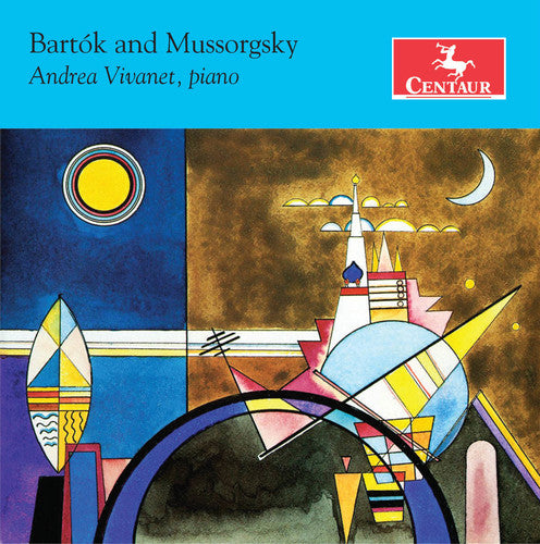 the album cover for Bartok / Vivanet - Andrea Vivanet Plays Bartok & Mussorgsky