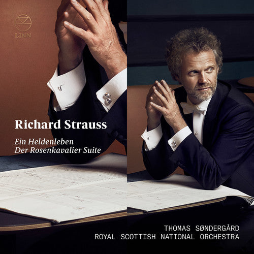 the album cover for Strauss / Royal Scottish National Orchestra - Ein Heldenleben / Der Rosenkavalier Suite