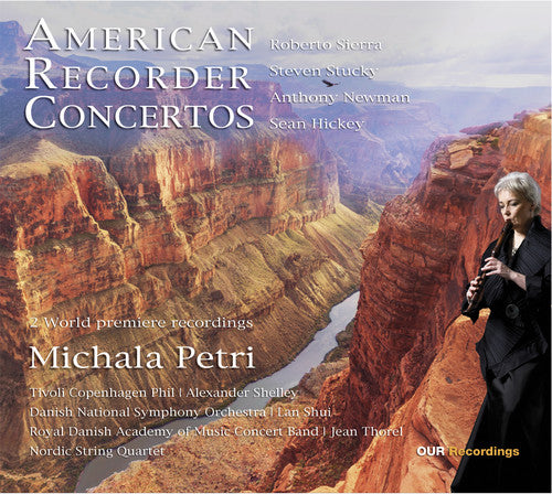 the album cover for Hickey / Petri - American Recorder Concertos