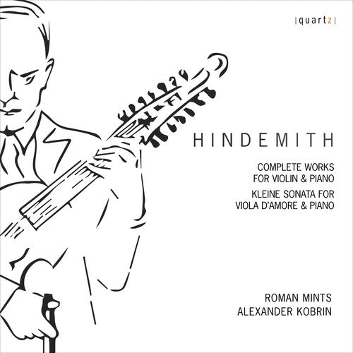 the album cover for Hindemith / Mints / Kobrin - Complete Works for Violin & Piano