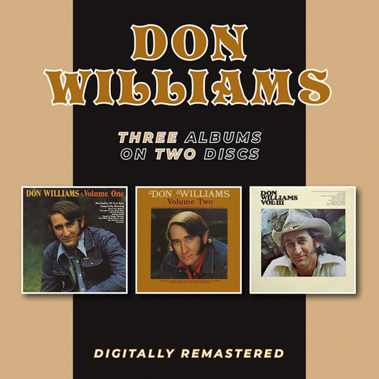 the album cover for Don Williams - Volume One, Two & Three