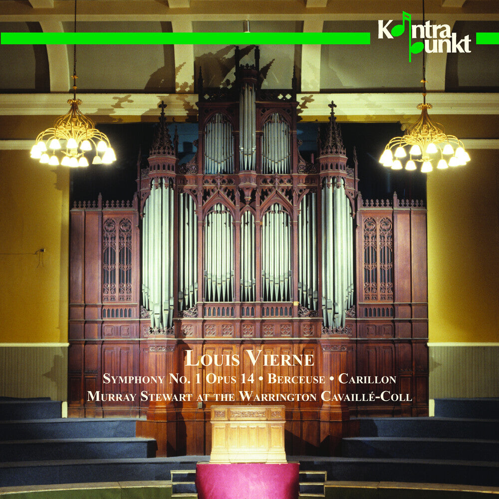 the album cover for Vierne / Murray Stewart - Symphony 1 / Berceuse