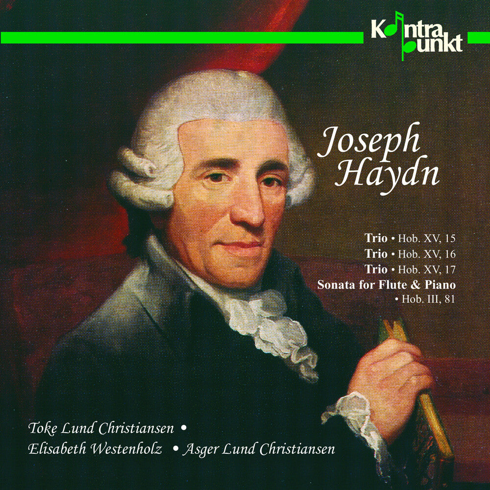 the album cover for Haydn / Christiansen / Westenholz - Trios / Flute & Piano Sonata