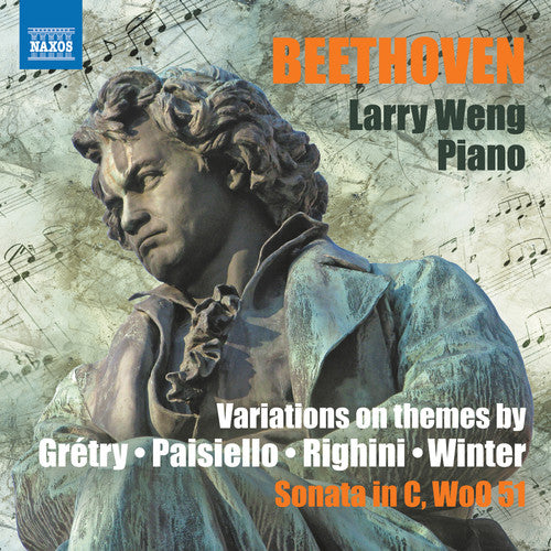 the album cover for Beethoven / Weng - Variations on Themes