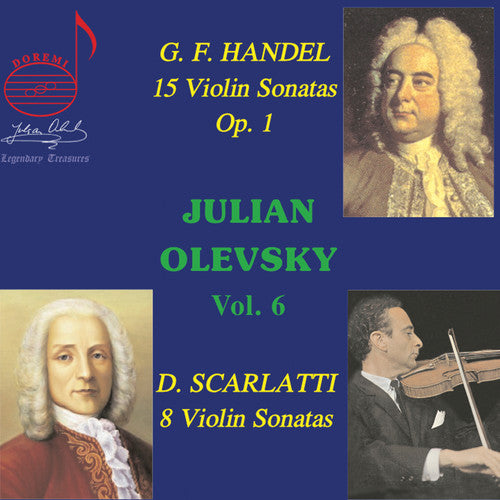 the album cover for Handel / Olevsky / Ormandy - Julian Olevsky 6
