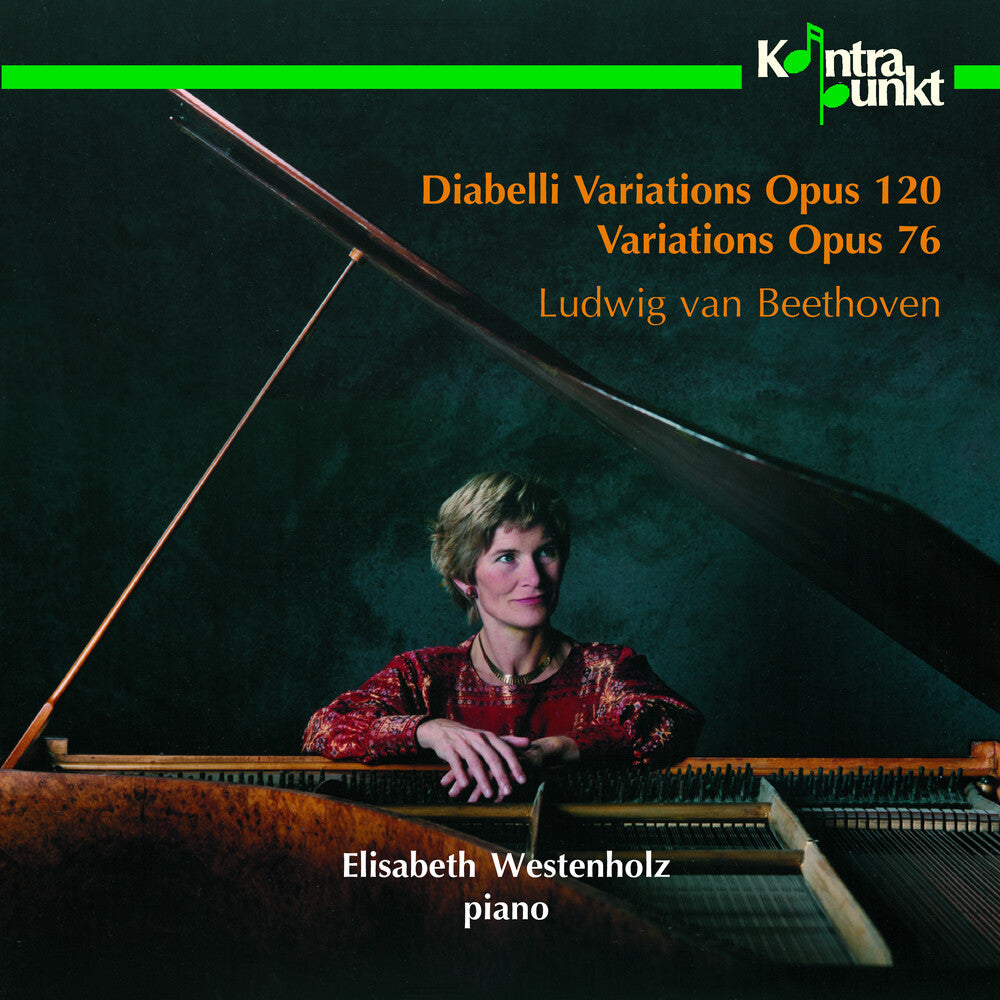 the album cover for Beethoven / Elisabeth Westenholz - Diabelli Variations, Opus 120