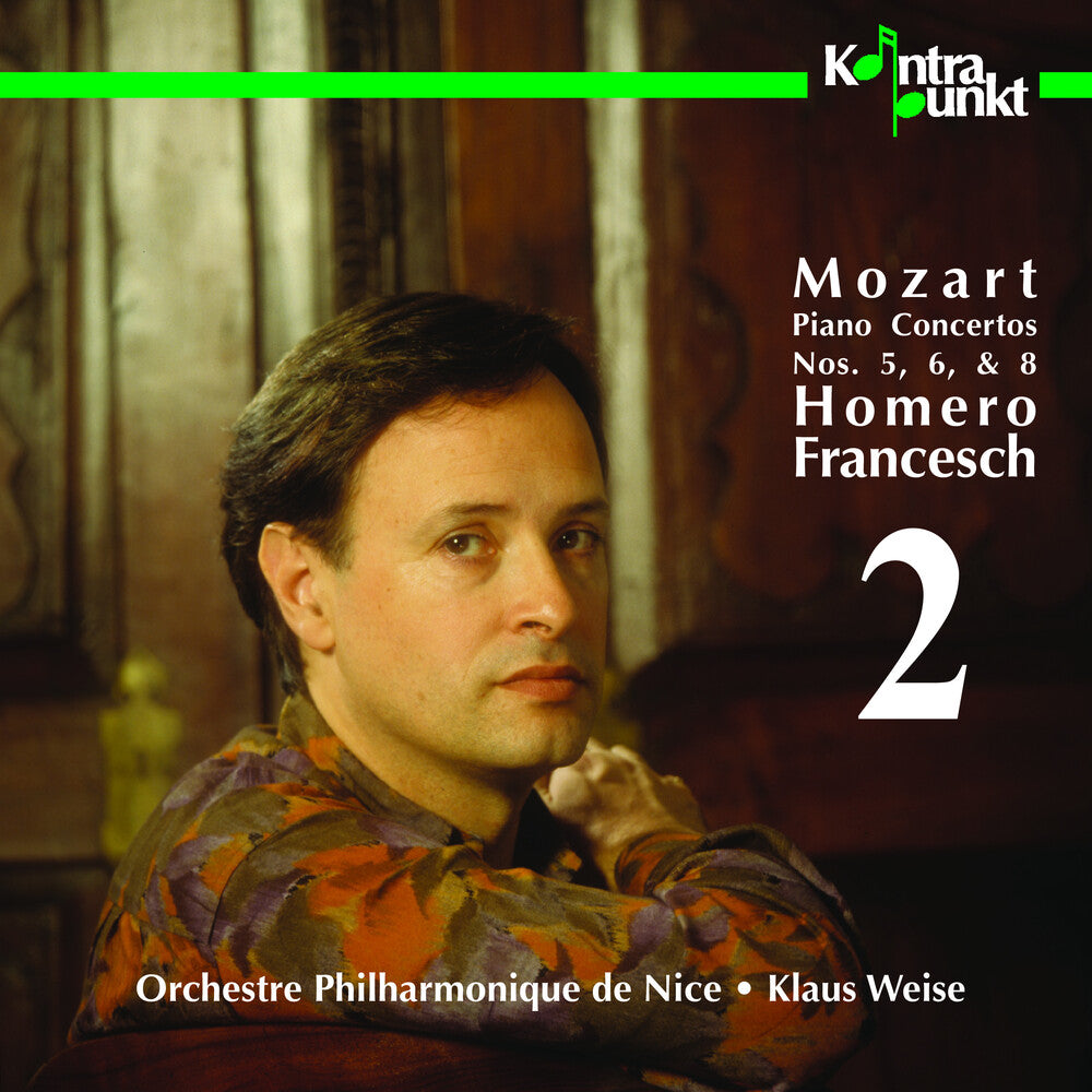 the album cover for Mozart / Francesch / Nice Philharmonic - Piano Concerti 2