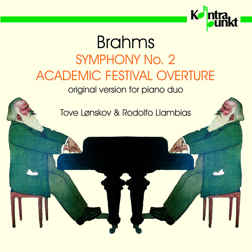 the album cover for Brahms / Lonskov / Llambias - Symphony 2