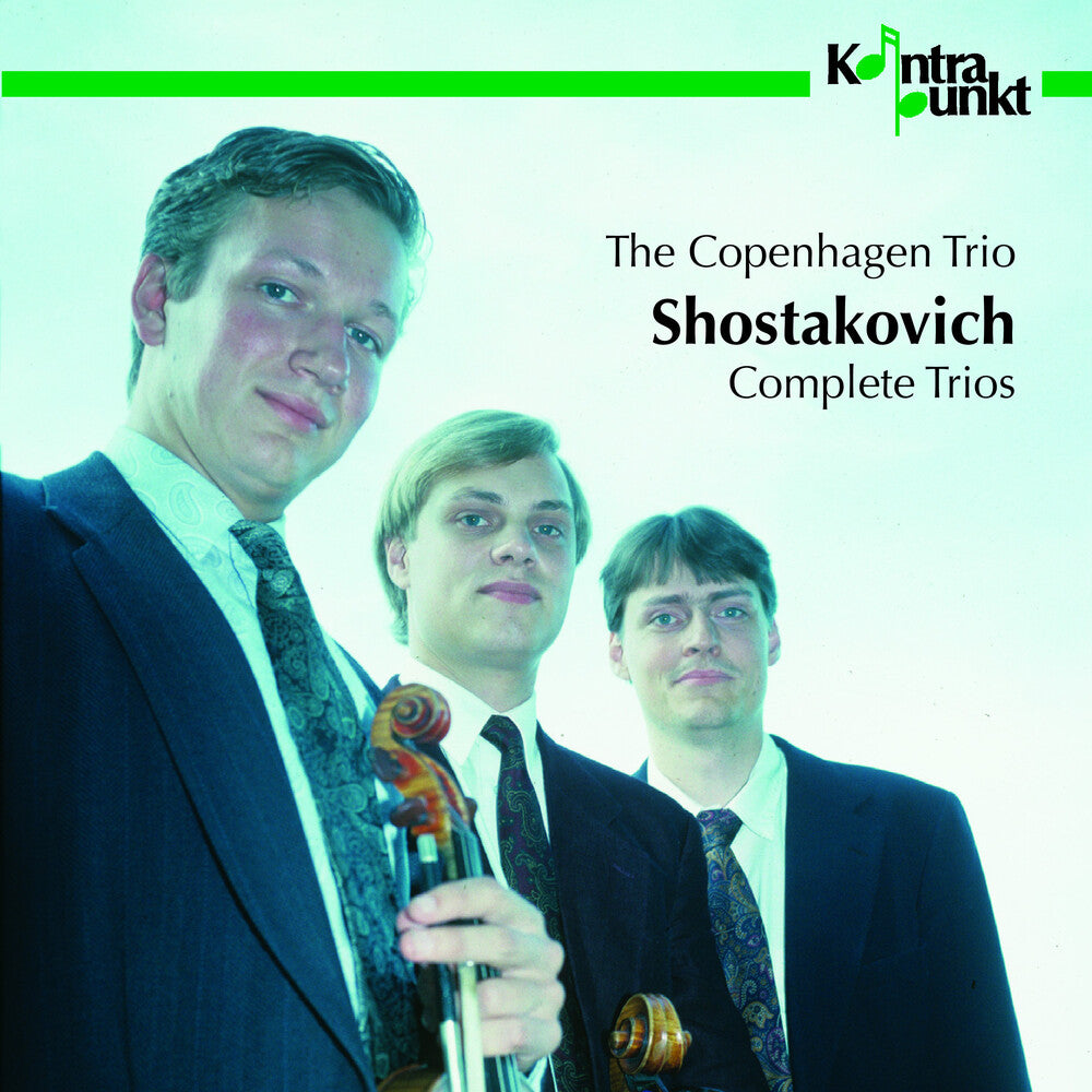 the album cover for Shostakovich / Copenhagen Trio - Complete Trios