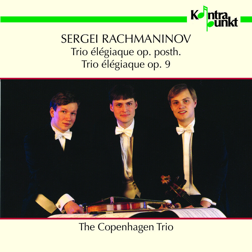the album cover for Rachmaninoff / Copenhagen Trio - Piano Trio