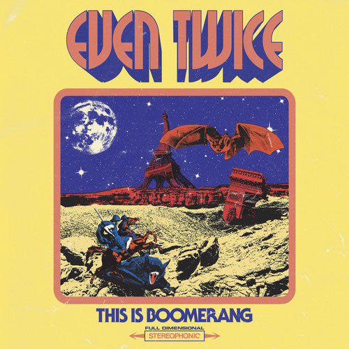 the album cover for Even Twice - This Is Boomerang