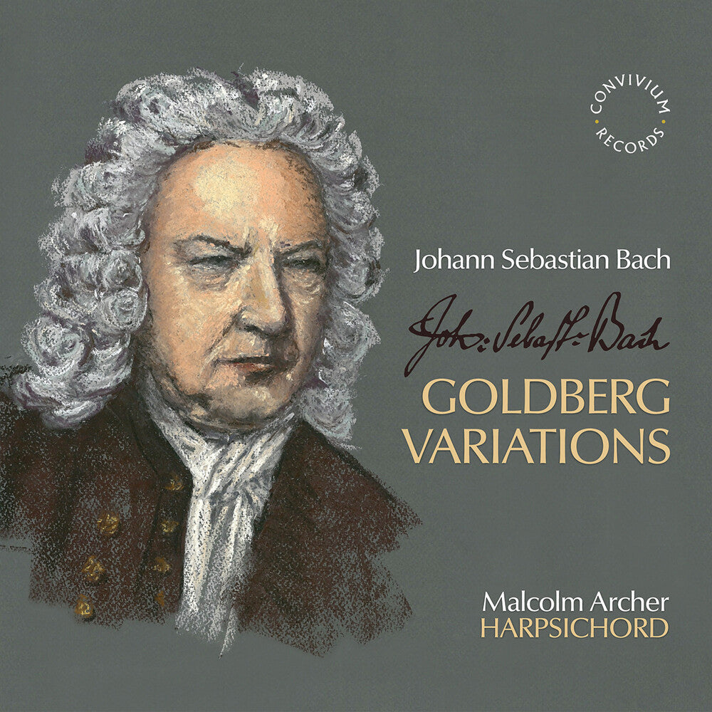 the album cover for J Bach .S. / Archer - Goldberg Variations