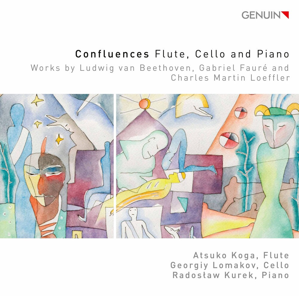 the album cover for Beethoven / Atsuko Koga / Radoslaw Kurek - Confluences