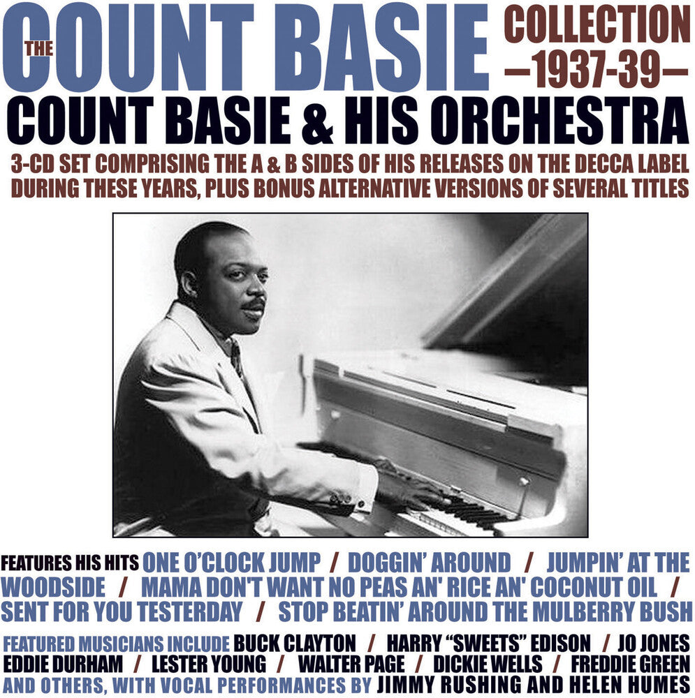 the album cover for Count Basie - The Count Basie Collection 1937-39