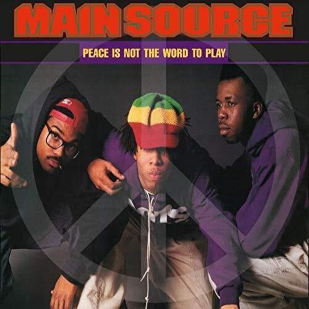 the album cover for Main Source - Peace Is Not The Word To Play (Remix) / Peace Is N