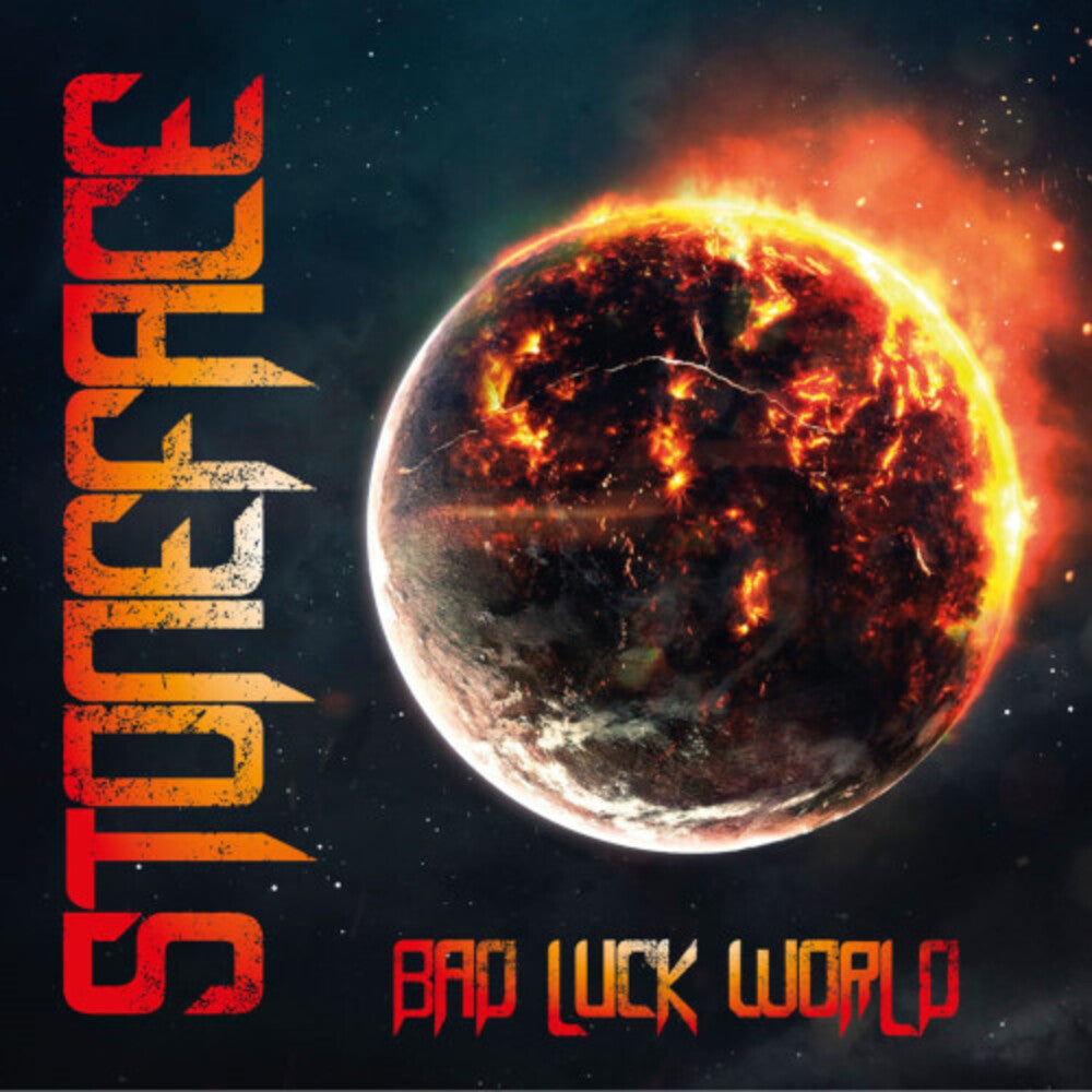 the album cover for Stoneface - Bad Luck World
