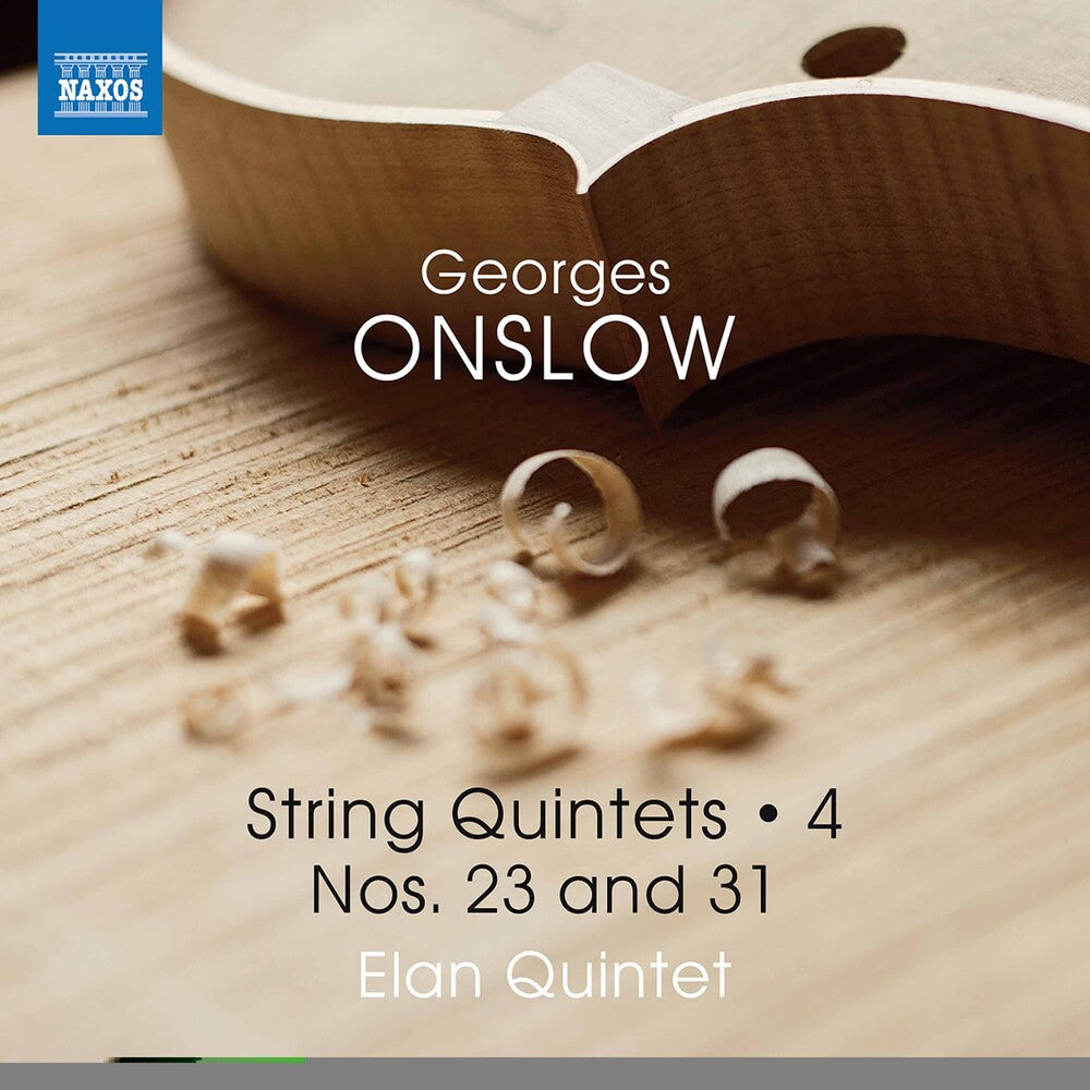 the album cover for Onslow / Elan Quintet - String Quintets 4