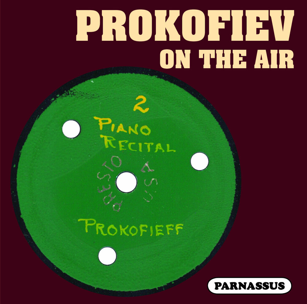 the album cover for Sergei Prokofiev / Vedernikov,Anatoly - Prokofiev on the Air
