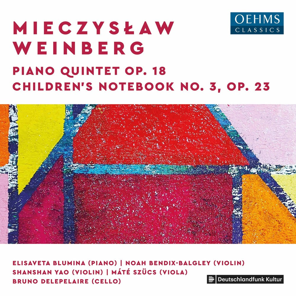 the album cover for Weinberg / Blumina / Delepelaire - Piano Quintet 18