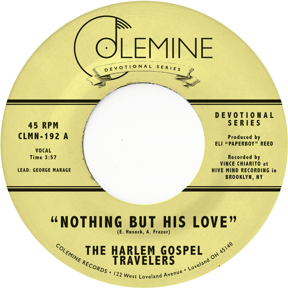 the album cover for The Harlem Gospel Travelers - Nothing But His Love