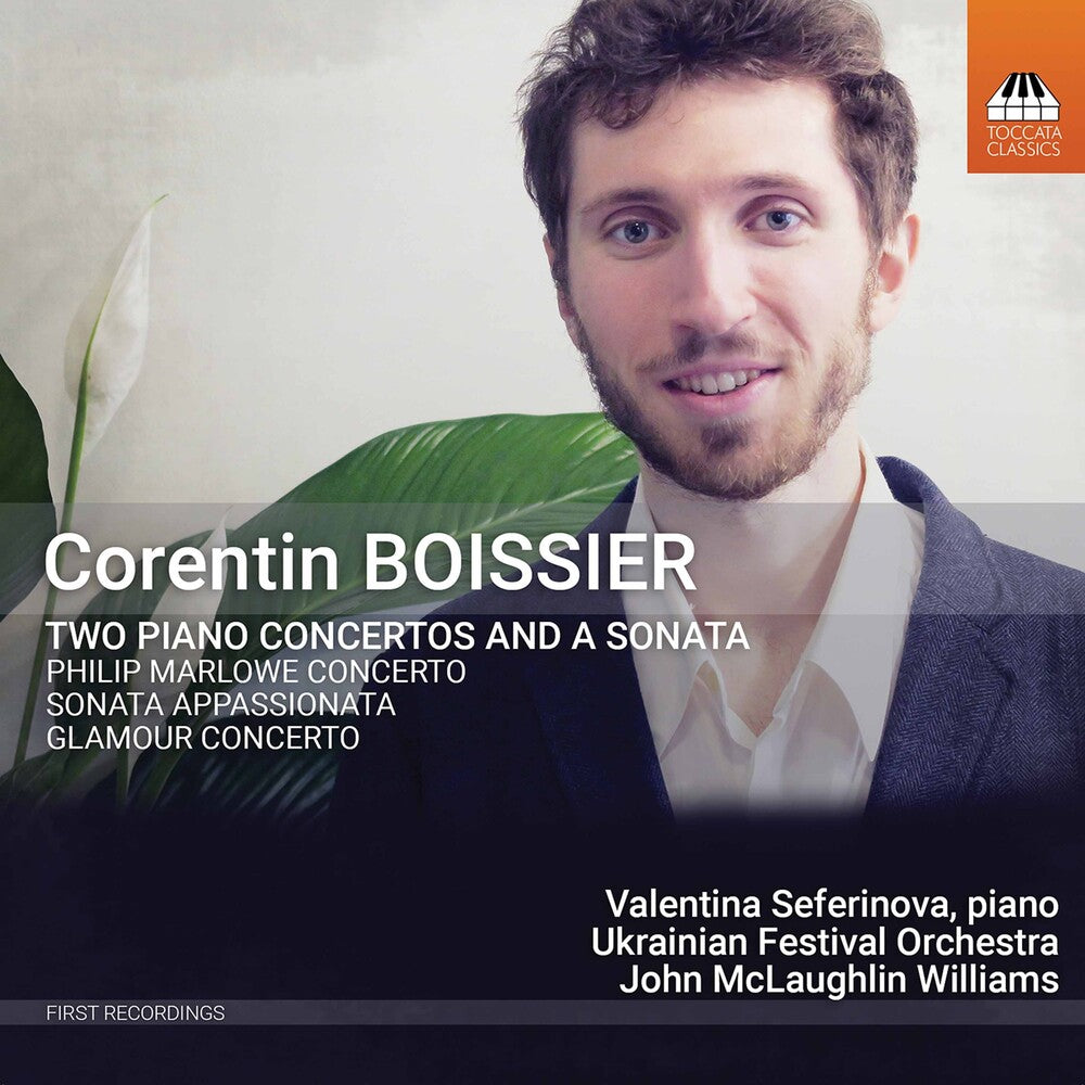 the album cover for Boissier / Seferinova / Williams - Piano Concertos