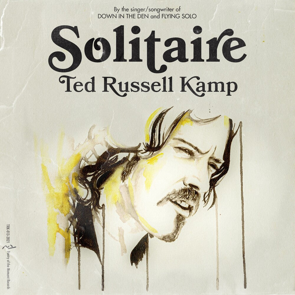 the album cover for Ted Kamp Russell - Solitaire