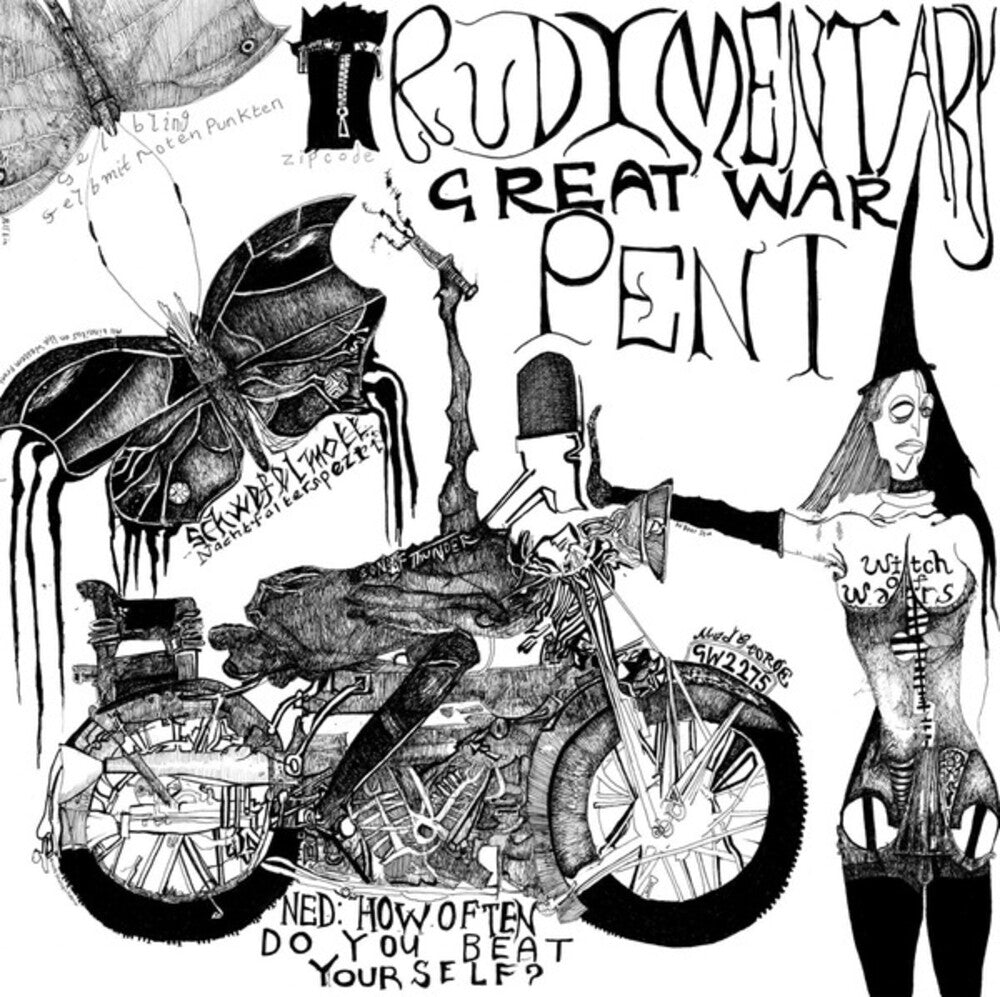 the album cover for Rudimentary Peni - Great War