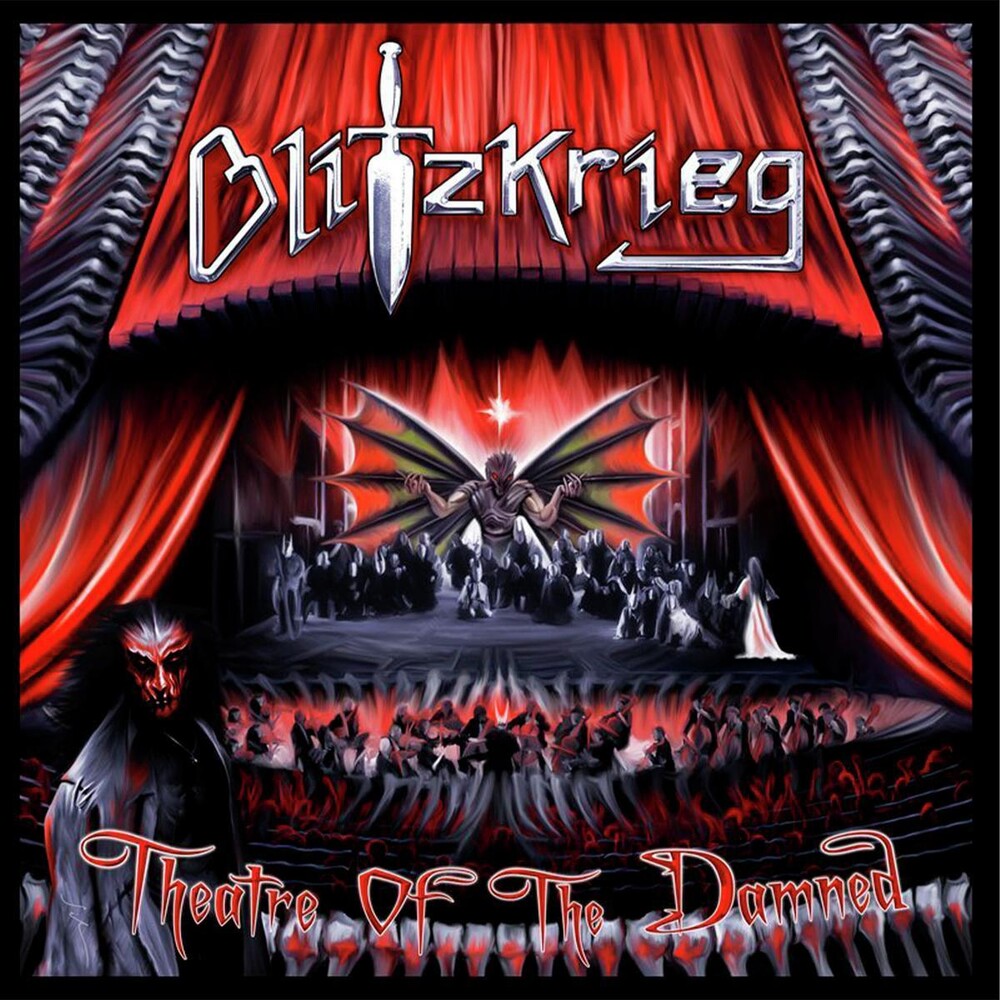 the album cover for Blitzkrieg - Theatre Of The Damned