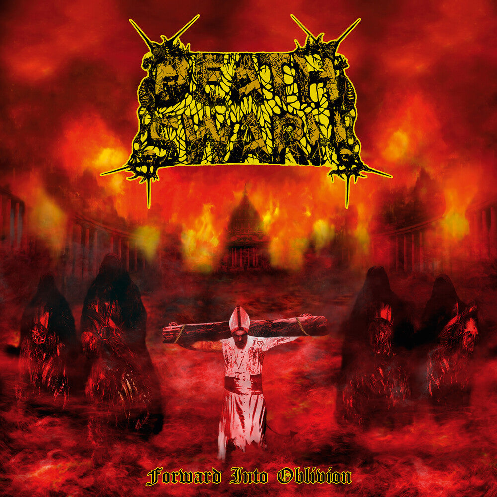 the album cover for Deathswarm - Forward Into Oblivion (Uk)
