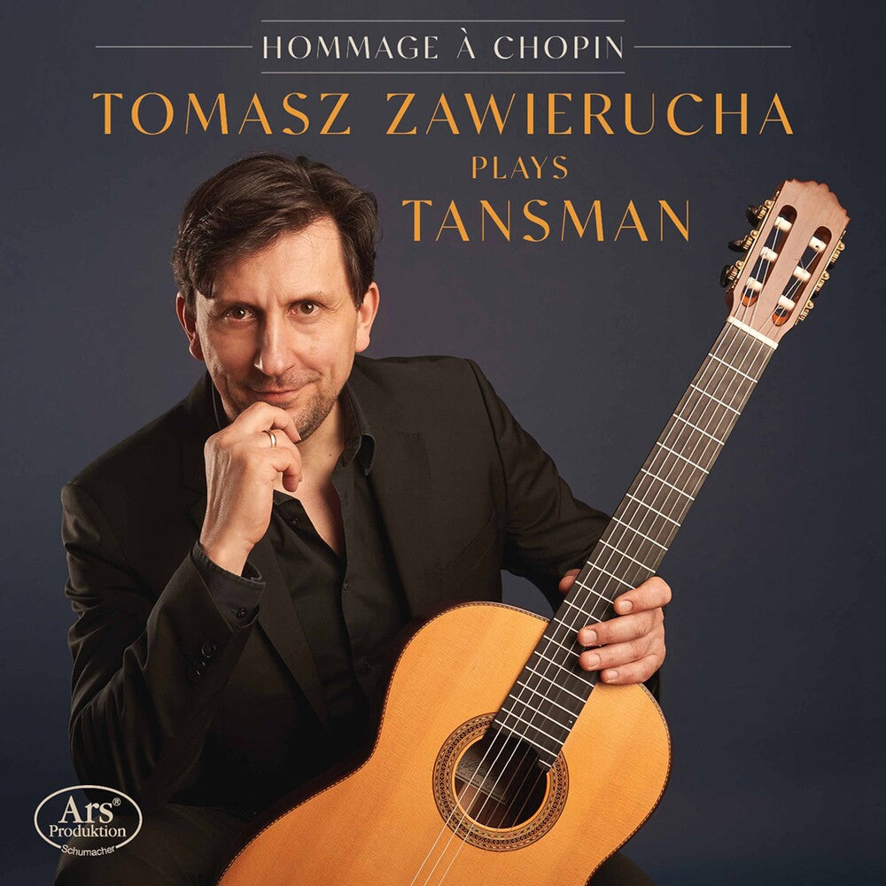 the album cover for Tansman / Zawierucha - Hommage A Chopin (Hybr)