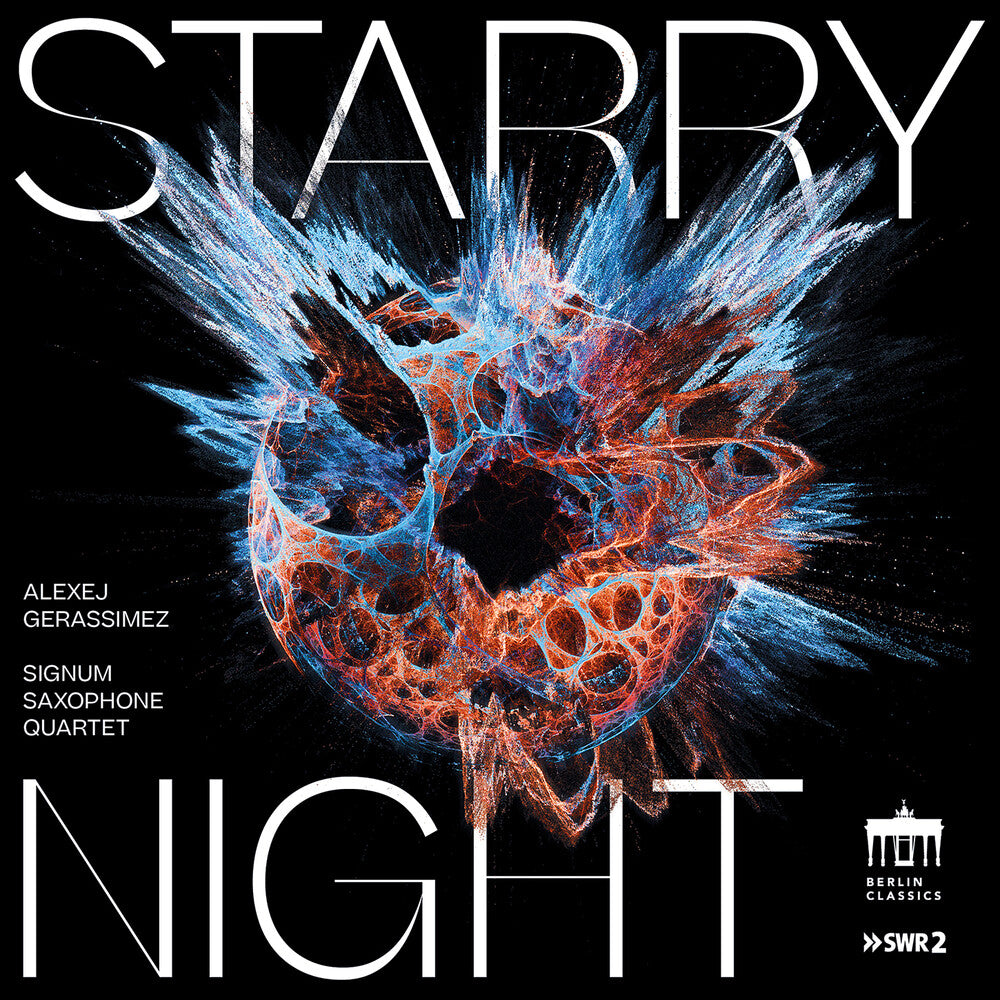the album cover for Debussy / Gerassimez / Signum Saxophone - Starry Night