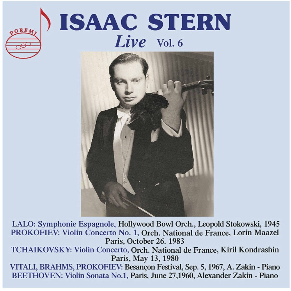 the album cover for Isaac Stern Live 6 / Various (2pk) - Isaac Stern Live 6 / Various (2pk)