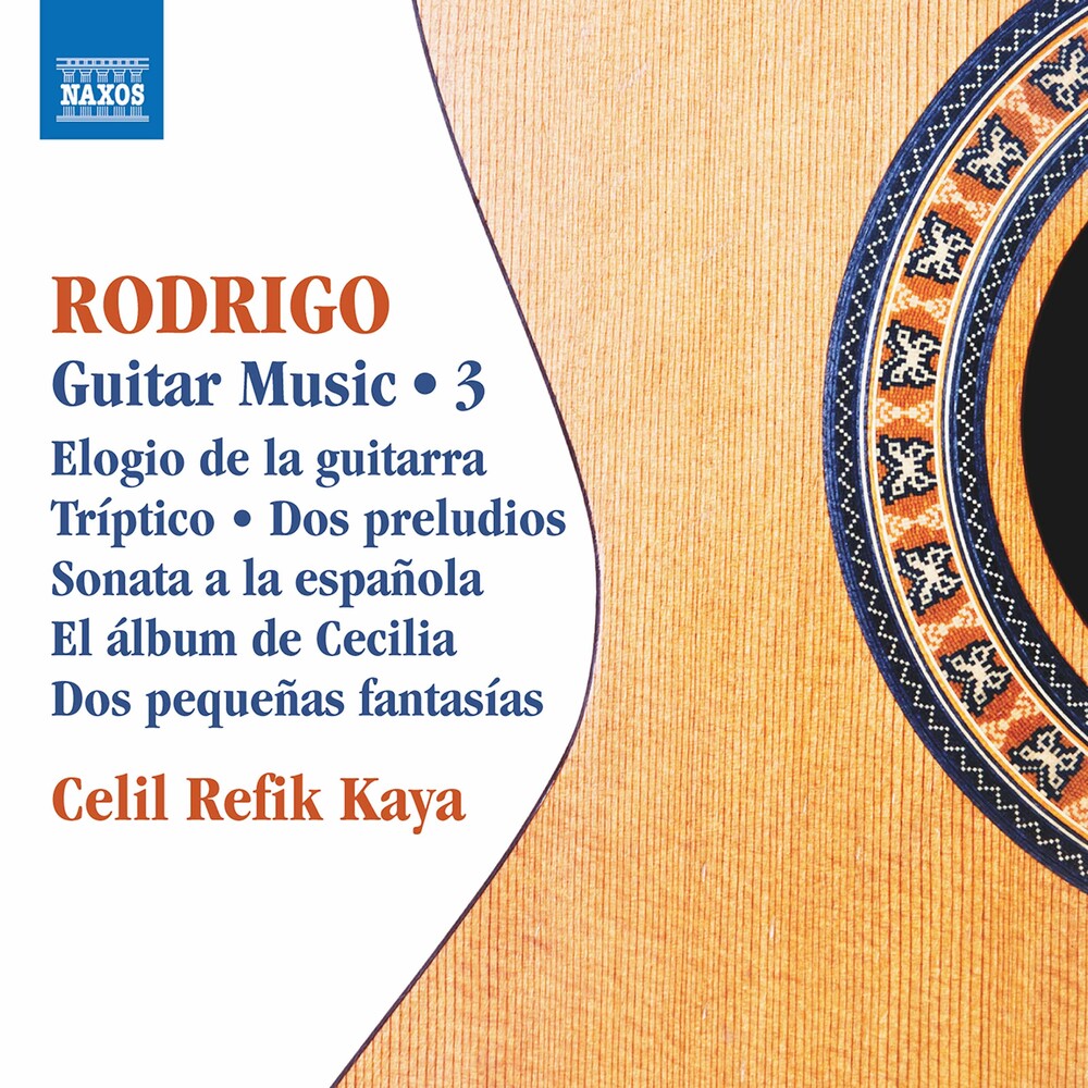 the album cover for Rodrigo / Kaya - Guitar Music 3