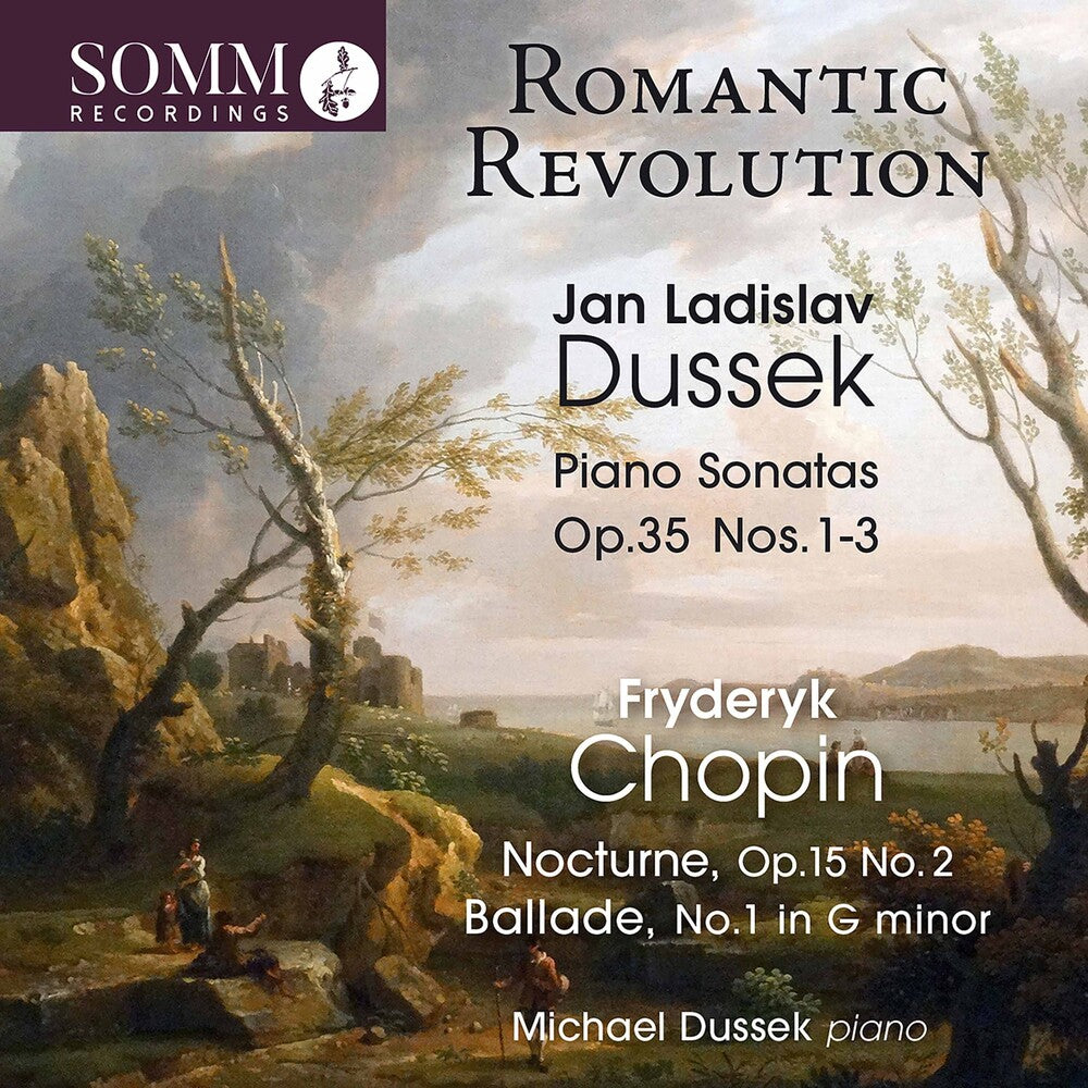 the album cover for Chopin / Dussek - Romantic Revolution