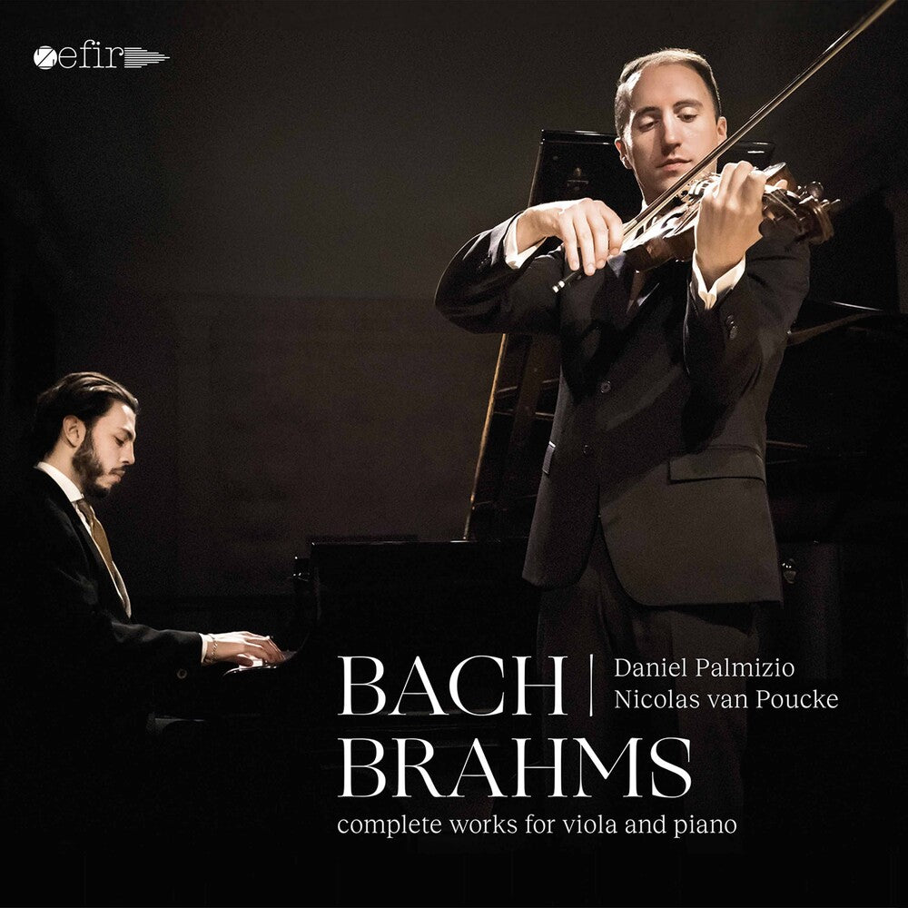 the album cover for Brahms / Palmizio / Poucke - Viola And Piano (2pk)