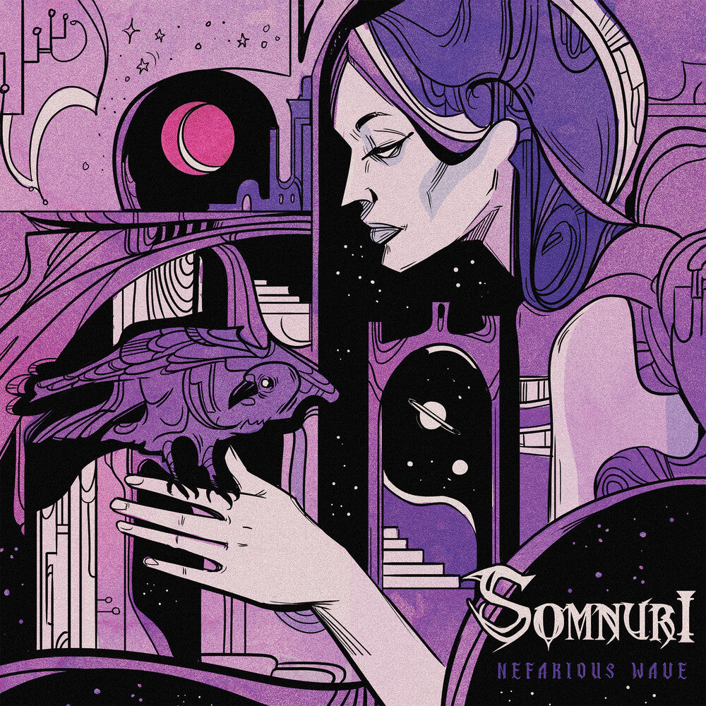 the album cover for Somnuri - Nefarious Wave