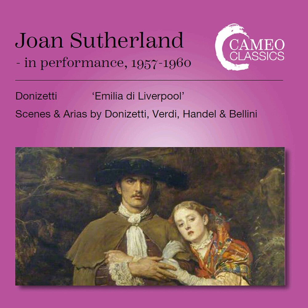 the album cover for Bellini / Sutherland - Opera Arias (2pk)