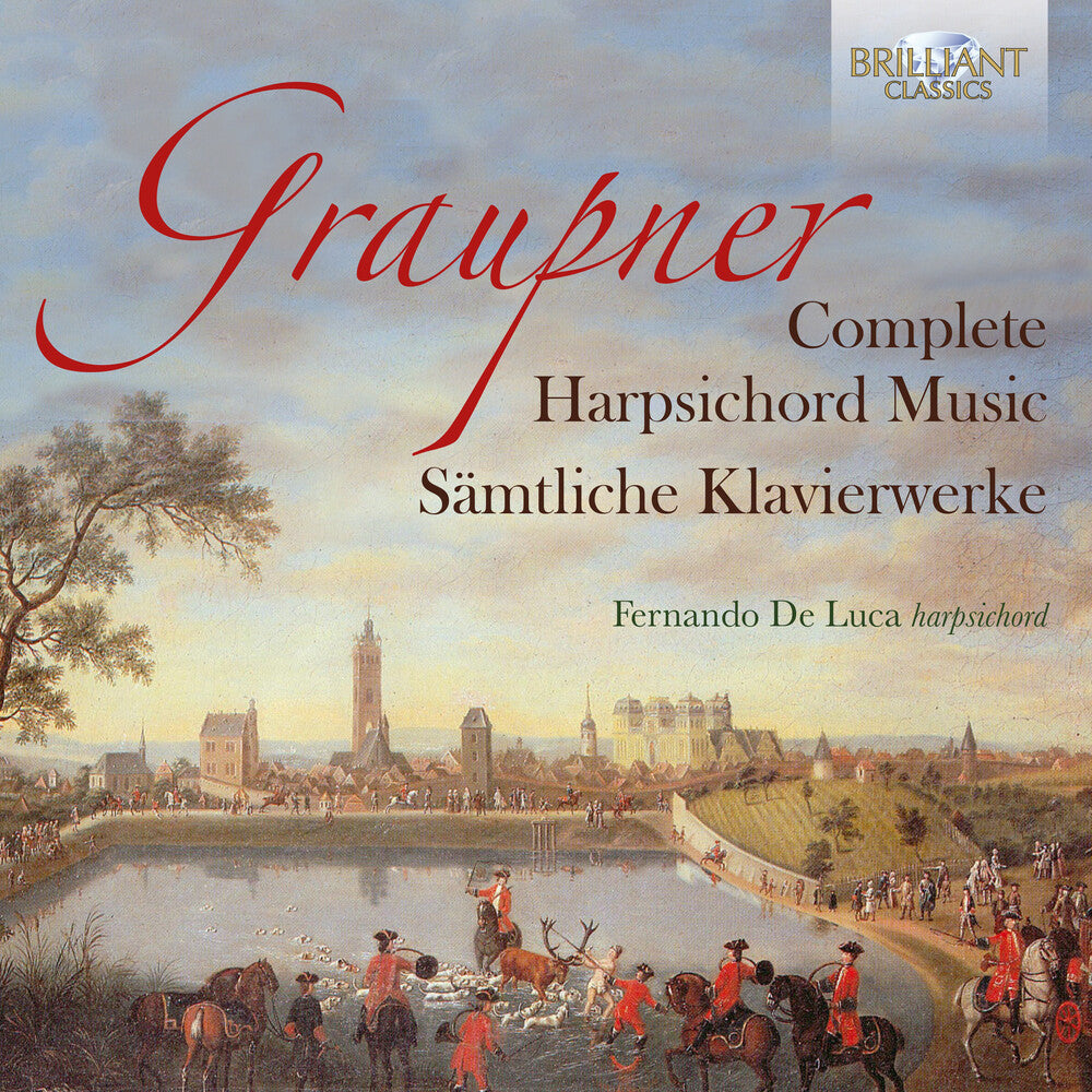 the album cover for Graupner / Luca - Complete Harpsichord Music