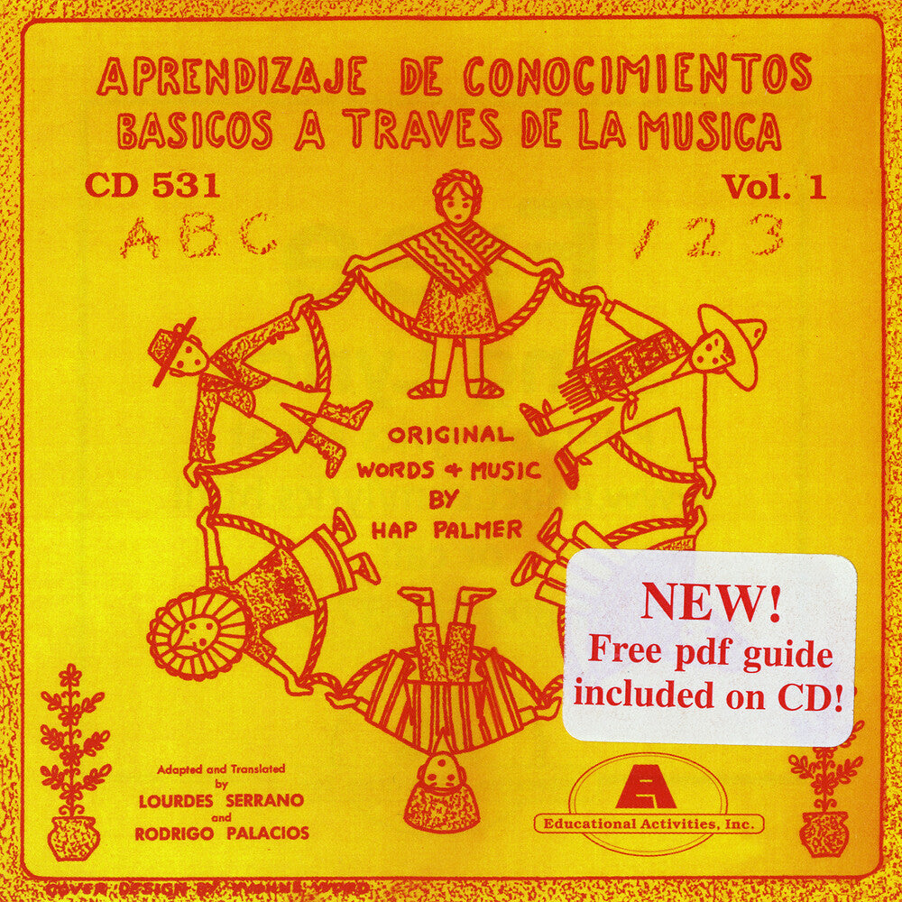 the album cover for Palmer, Hap - Learning Basic Skills Through Music - Vol. 1 - Spanish