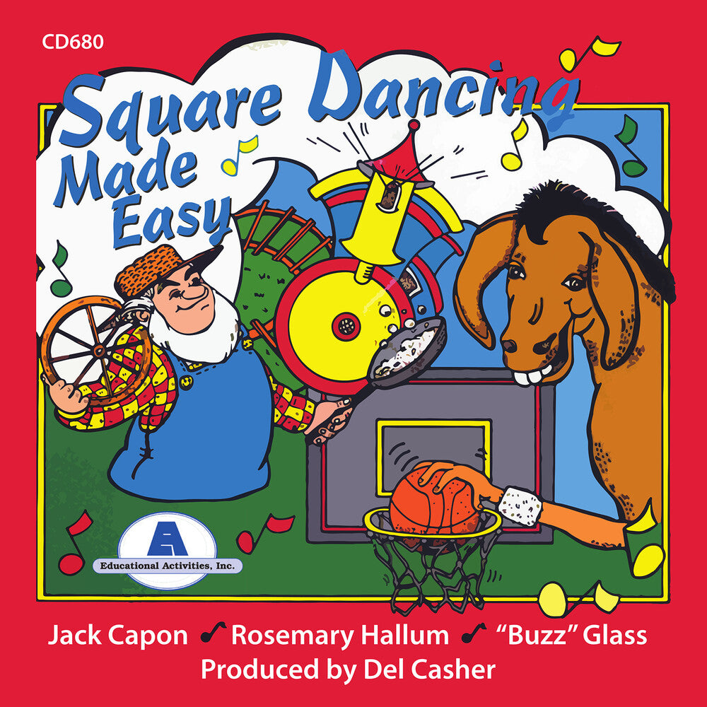 the album cover for Jack Capon / Hallum,Rosemary - Square Dancing Made Easy